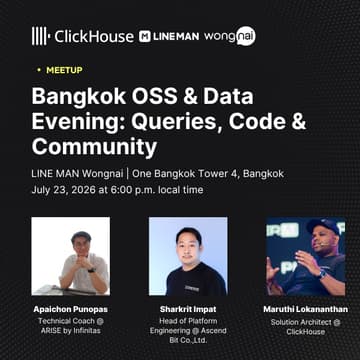 Cover Image for Bangkok OSS & Data Evening: Queries, Code & Community