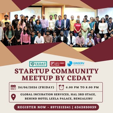 Cover Image for Startup Community Meetup by CEDAT