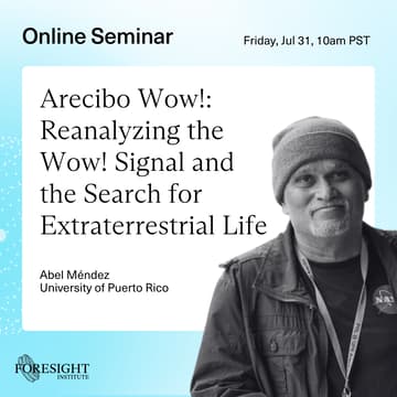 Cover Image for Prof. Abel Méndez | Arecibo Wow!: Reanalyzing the Wow! Signal and the Search for Extraterrestrial Life