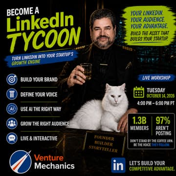 Cover Image for Becoming a LinkedIn Tycoon: Building Your Founder Brand and Your Startup's at the Same Time