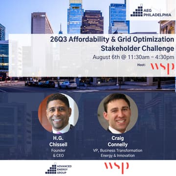 Cover Image for AEG Philadelphia 26Q3 Stakeholder Challenge: Affordability & Grid Optimization