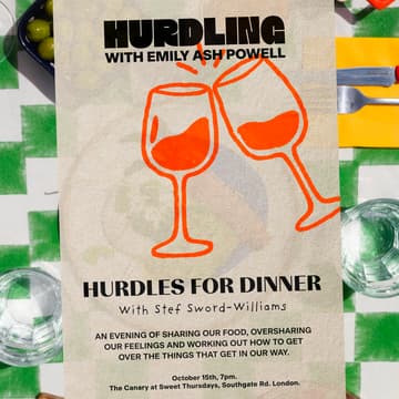 Cover Image for Hurdling presents: Hurdles for Dinner with Stef Sword-Williams – Behind the Brave Face