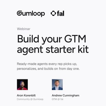 Cover Image for Building a GTM agent starter kit for your sales team