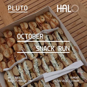 Cover Image for SNACK RUN – HALO BAGELS x PLUTO