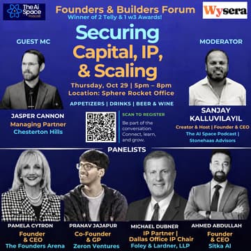 Cover Image for Founders & Builders Forum | Securing Capital, IP, & Scaling