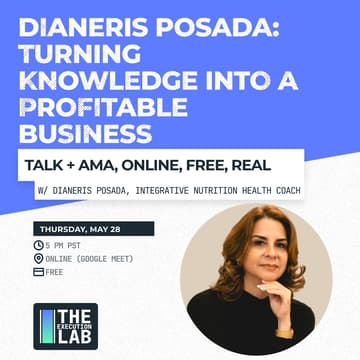 Cover Image for Turning Knowledge Into a Profitable Business (Talk + AMA)