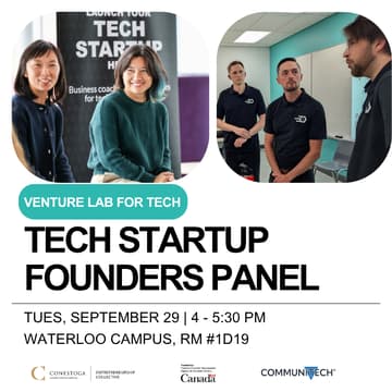 Cover Image for Venture Lab for Tech: Startup Founders Panel