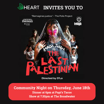 Cover Image for HEART at "The Last Palestinian"