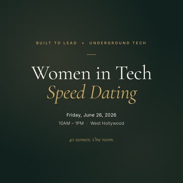Cover Image for Women in Tech: Co-Founder Speed Dating