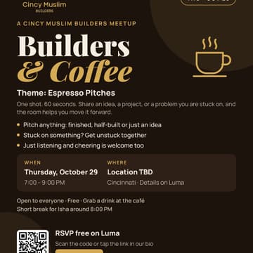Cover Image for Builders & Coffee: Espresso Pitches