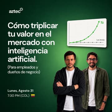 Cover Image for Cómo triplicar tu valor en el mercado con inteligencia artificial (para empleados y dueños de negocio)