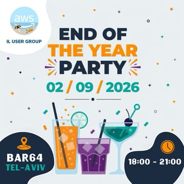 Cover Image for AWS IL User Group End of The Year Party 🎊
