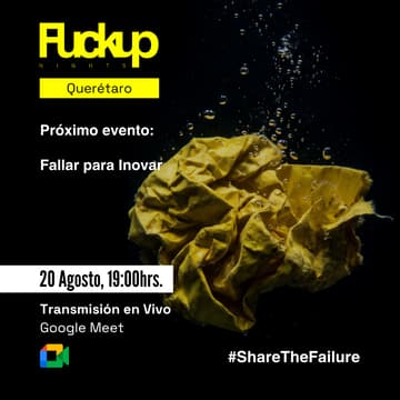 Cover Image for Fuckup Nights Querétaro x Innovafest | Fallar para Innovar