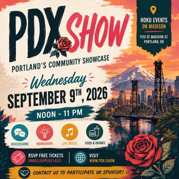 Cover Image for PDX.Show — Portland's Community Meetup
