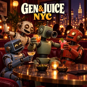 Cover Image for Gen&Juice NYC: Drinks with AI Creators, Filmmakers & Comedians