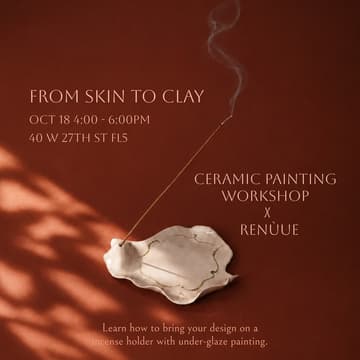 Cover Image for RENUUE X Ceramic Painting Workshop