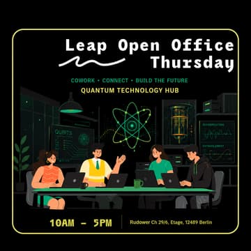 Cover Image for Leap Open Office Day: Co-Working, Coffee & Quantum Vibes