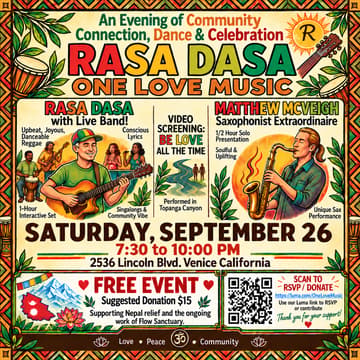 Cover Image for Rasa Dasa: One Love Music | Community, Dance & Nepal Relief