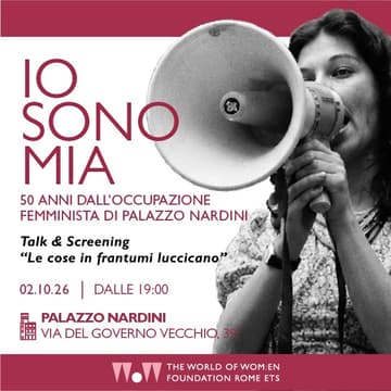 Cover Image for Talk & Screening “Le cose in frantumi luccicano” a Palazzo Nardini.