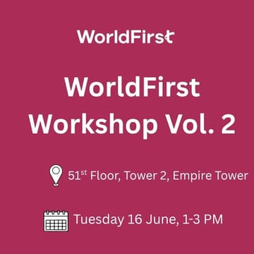 Cover Image for WorldFirst Workshop - June Edition