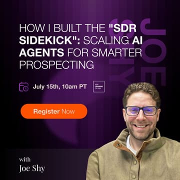 Cover Image for How I Built the "SDR Sidekick": Scaling AI Agents for Smarter Prospecting