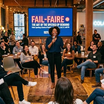 Cover Image for "Fail-Faire" & Speaking Masterclass