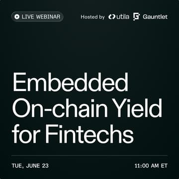 Cover Image for Embedded On-chain Yield for Fintechs