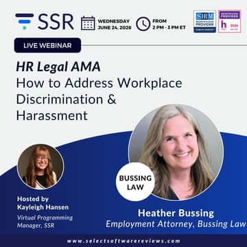 Cover Image for HR Legal AMA: How to Address Workplace Discrimination & Harassment