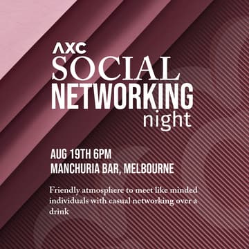 Cover Image for AXC Connect: Social Networking Night - MEL