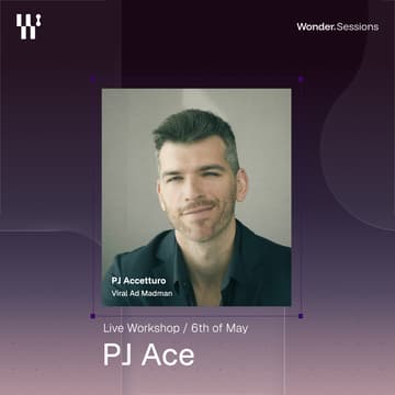 Cover Image for Wonder Sessions x PJ Ace - Live Workshop in AI Production