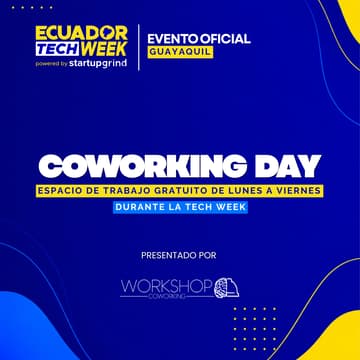 Cover Image for Coworking Day by Workshop Coworking [Guayaquil] - Monday 📝