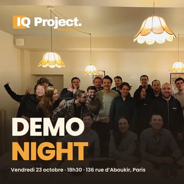 Cover Image for Demo Night · Bootcamp Vibe Coding · IQ Project · S19