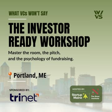 Cover Image for Portland, ME - Investor Ready Workshop