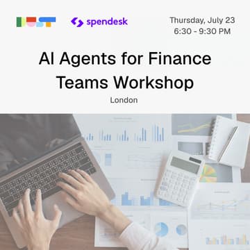 Cover Image for AI Agents for Finance Teams Workshop