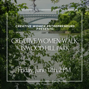 Cover Image for Creative Women Walk: Inwood Hill Park