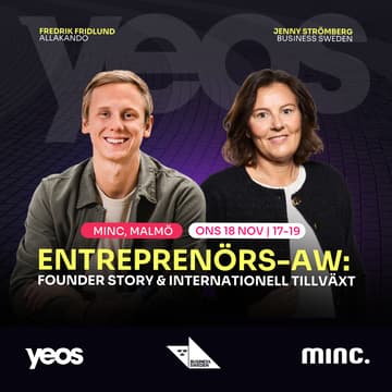Cover Image for Entreprenörs-AW med YEoS i Malmö