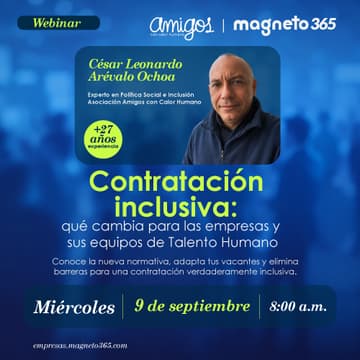 Cover Image for Contratación inclusiva: qué cambia para las empresas y sus equipos de Talento Humano