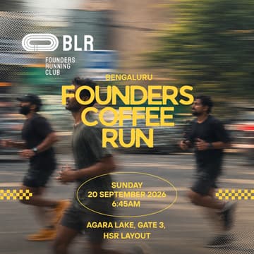 Cover Image for Founders Running Club :: Bengaluru