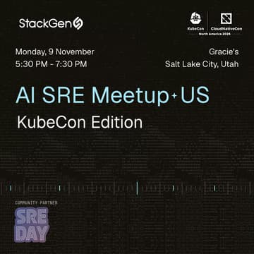 Cover Image for AI SRE Meetup, Salt Lake City, UT- KubeCon Edition