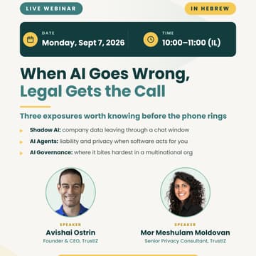 Cover Image for When AI Goes Wrong, Legal Gets the Call