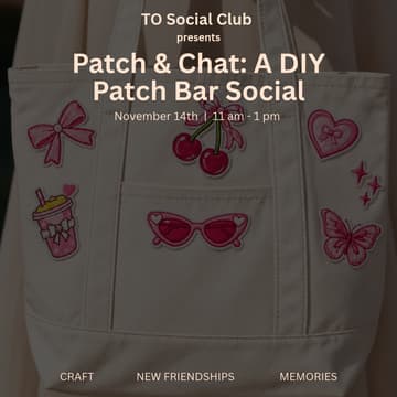 Cover Image for Patch & Chat: A DIY Patch Bar Social