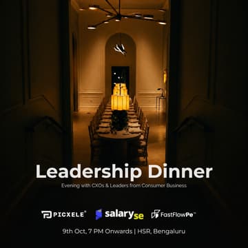 Cover Image for Leadership Dinner - HSR, Bengaluru