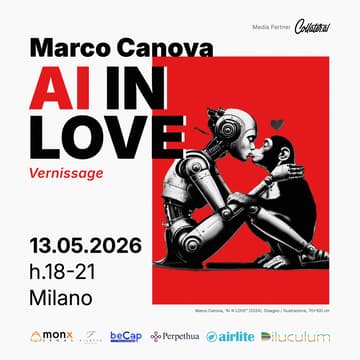 Cover Image for Vernissage | “AI IN LOVE” di Marco Canova