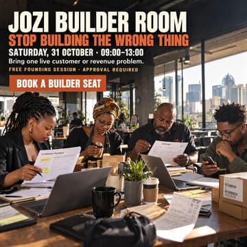 Cover Image for Jozi Builder Room | Stop Building the Wrong Thing