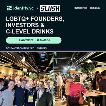 Cover Image for identity.vc | LGBTQ+ Founders, investors & C-Level Drinks @ Slush