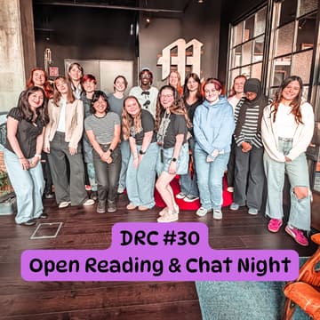 Cover Image for 💜 DRC #30 — 📚 Open Reading & Chat Night 📚 | Ruby Hotel
