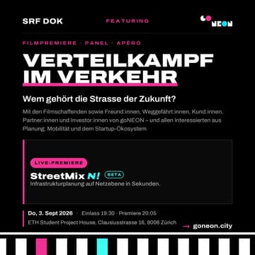 Cover Image for goNEON x SRF DOK "Verteilkampf im Verkehr"