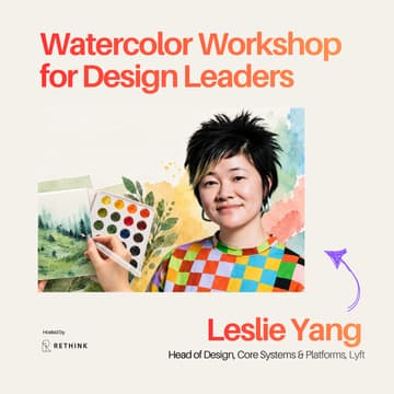 Cover Image for Paint Yourself Calm: An Intro Watercolor Workshop for Design Leaders