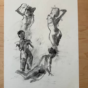 Cover Image for Live Figure Model Drawing