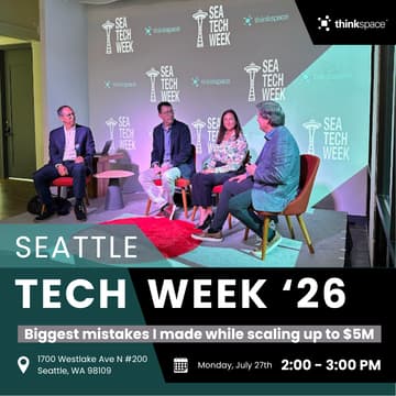 Cover Image for Biggest mistakes I made while scaling up to $5M - EO Panel | Thinkspace